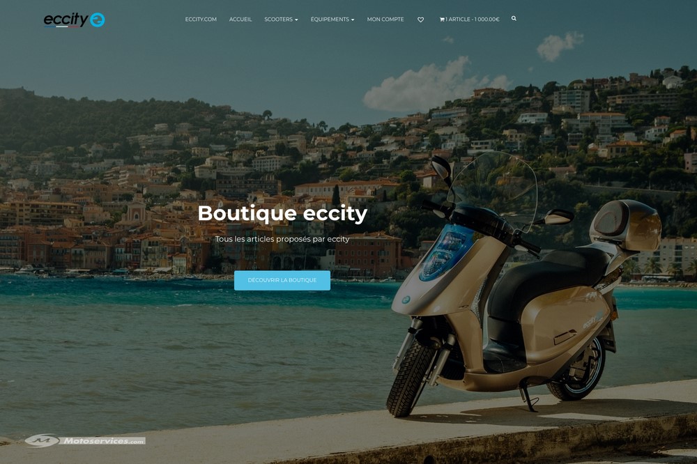 Eccity : achetez votre scooter électrique en ligne