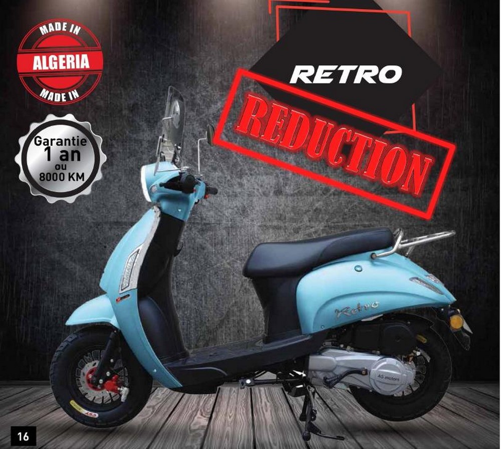 AS Motors Retro 125 en promotion avec 5.000 DZD de remise