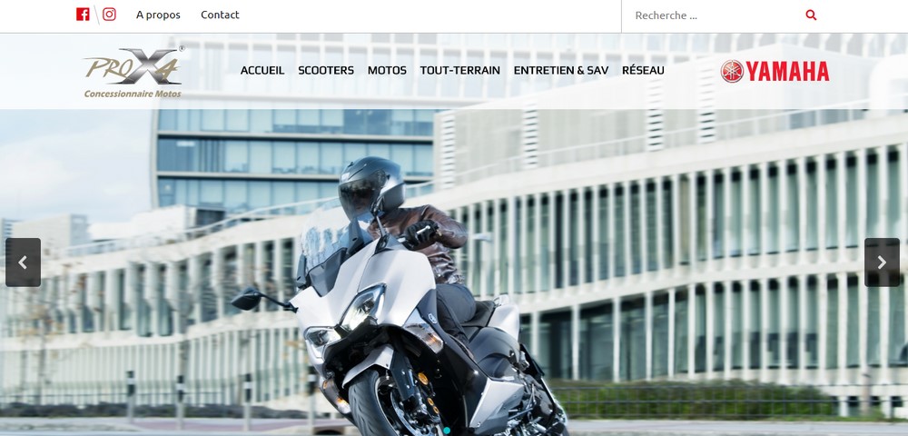 Yamaha Algérie : le site web de PROX4 fait peau neuve !