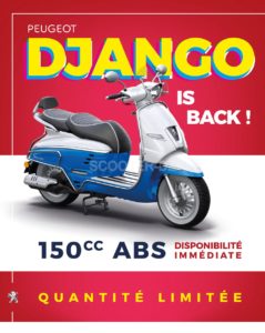 Peugeot Motocycle Algérie : retour du Django 150 cm3 avec ABS électronique