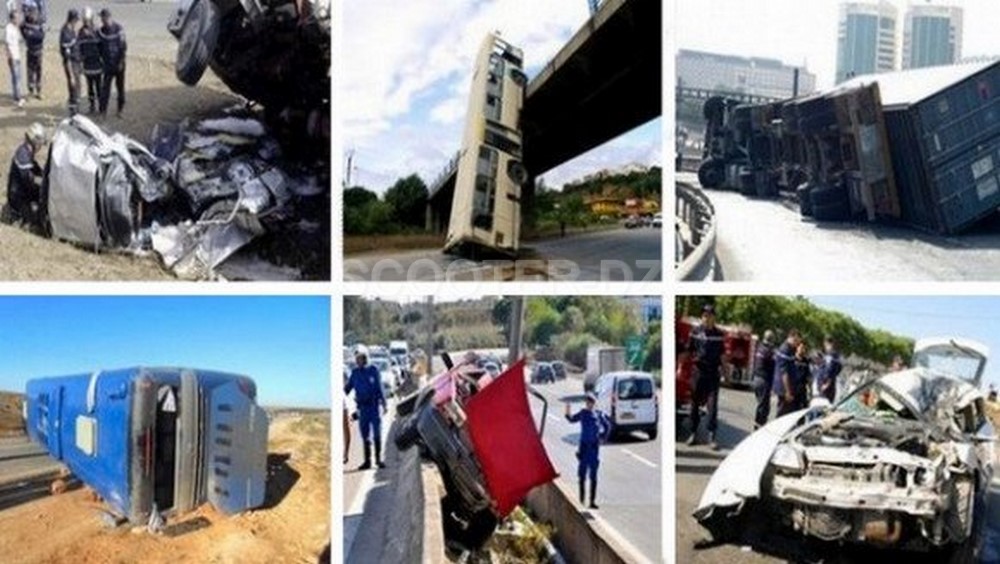 Accidents de la route : 39 morts et 1.846 blessés en une semaine
