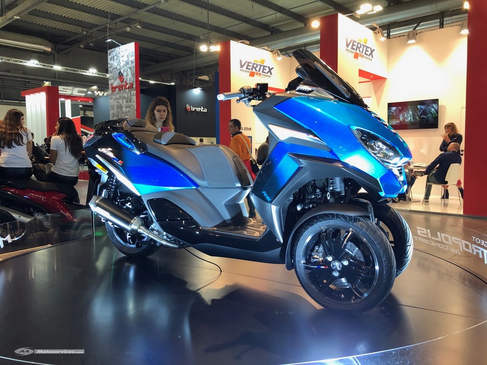 Peugeot Metropolis RS Concept : le 3-roues français s&rsquo;affirme | Salon Milan 2019