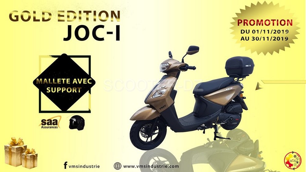 VMS Industrie : Édition spéciale « Gold » pour le JOC-i 125