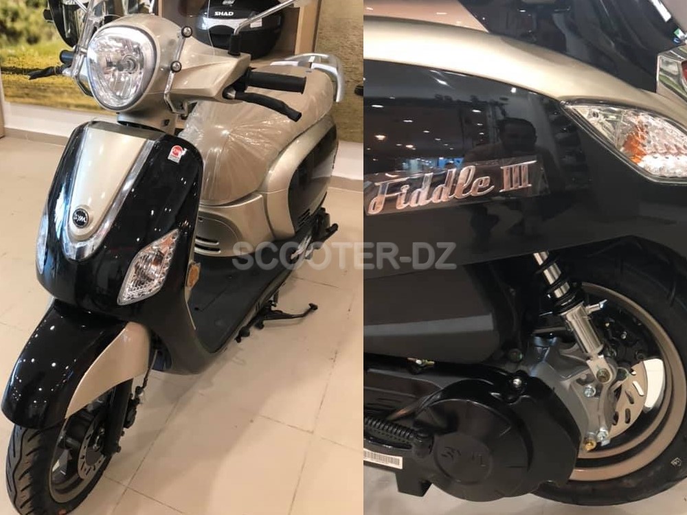 SYM Algérie : lancement du Fiddel III 150 (doubles suspensions + freins à disques AV/AR)