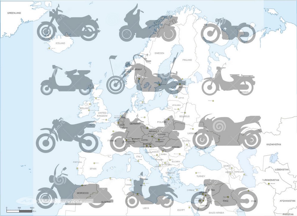 Top ventes motos – scooters Europe 2019