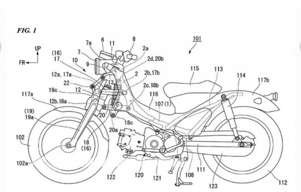 De la 125 à la 1100 : Honda travaille sur une nouvelle suspension avant