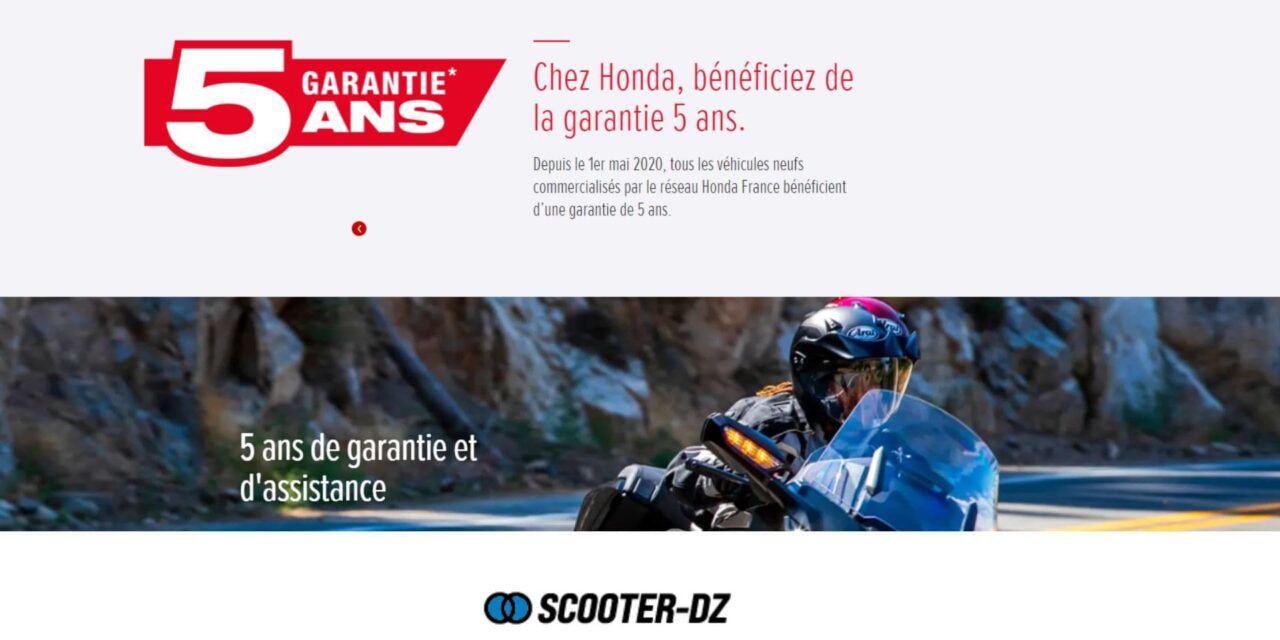 Honda prolonge la garantie de ses scooters et motos à 6 ans en 2025