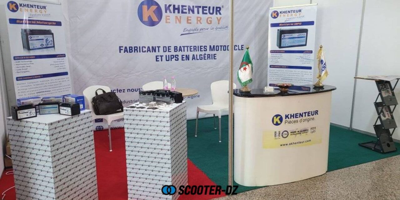 Khenteur lance ses batteries 12V pour scooters et motos : performance et fiabilité made in Algeria
