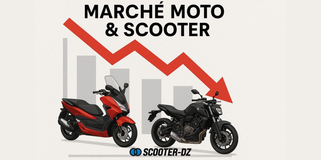 Marché moto & scooter en France : -21 % au 1er trimestre 2025