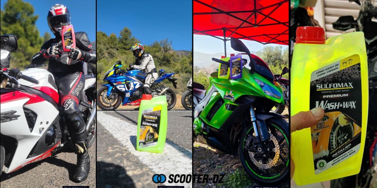 SulfoMax Wash & Wax : la mousse de lavage moto 2-en-1 disponible en Algérie !