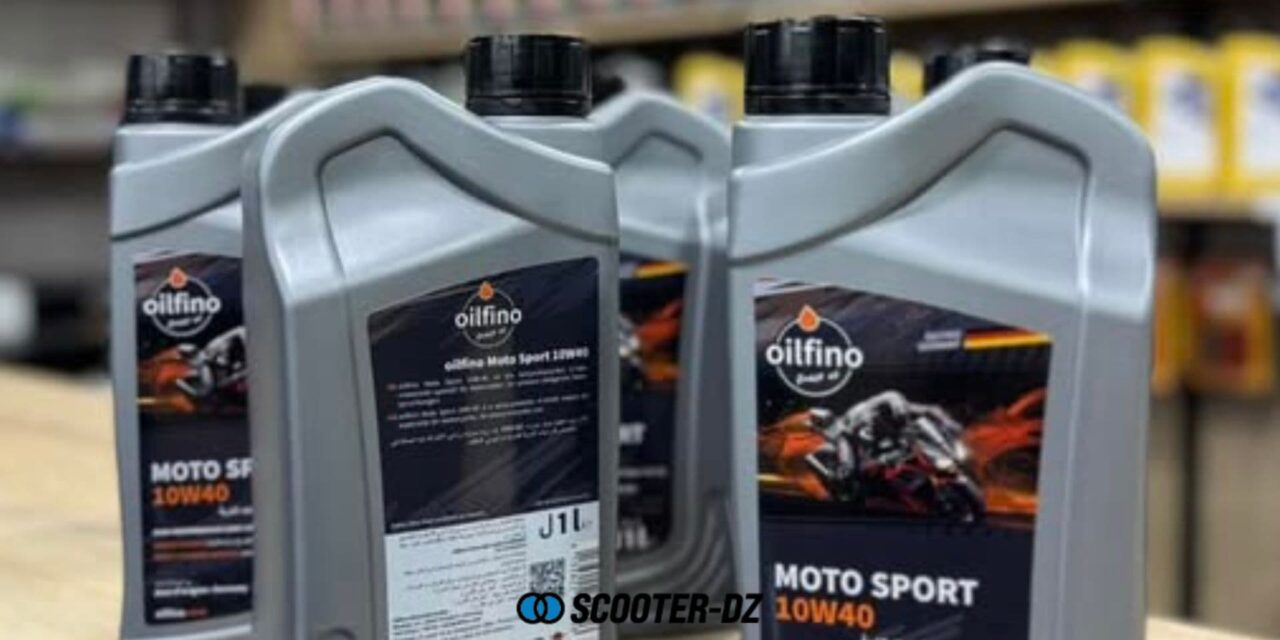 Oilfino 10W40 : L’huile moteur allemande approuvée par SYM Algérie pour scooters 4 temps