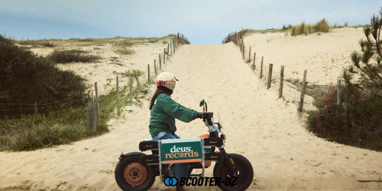 BMW CE 02 x Deus Ex Machina : un deux-roues électrique transformé en platine mobile