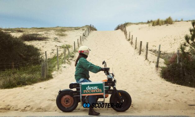 BMW CE 02 x Deus Ex Machina : un deux-roues électrique transformé en platine mobile