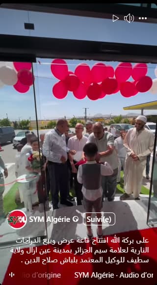 SYM Algérie : nouveau showroom inauguré à Aïn Azel (Sétif)