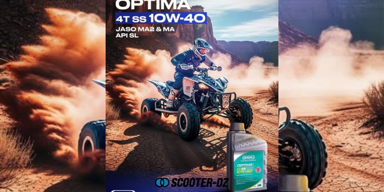OPTIMA 10W-40 4T SS : huile moto et quad haute performance par Exol Algérie