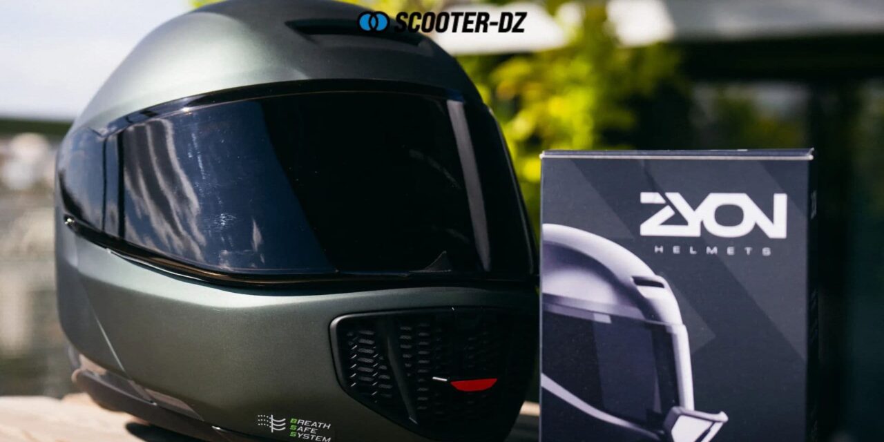 Zyon Helmet : le casque moto intelligent avec filtre à air et fonctions connectées