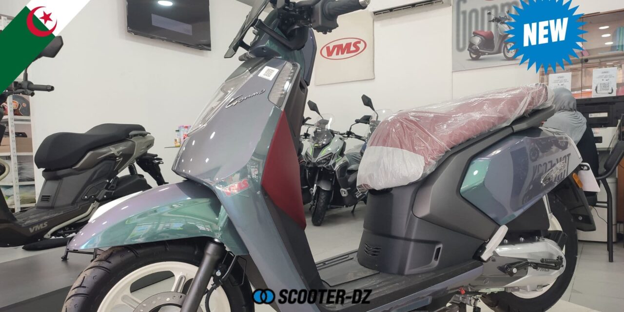 Nouveau VMS Gemma 125 : un scooter urbain chic et compact à 365.000 DA !